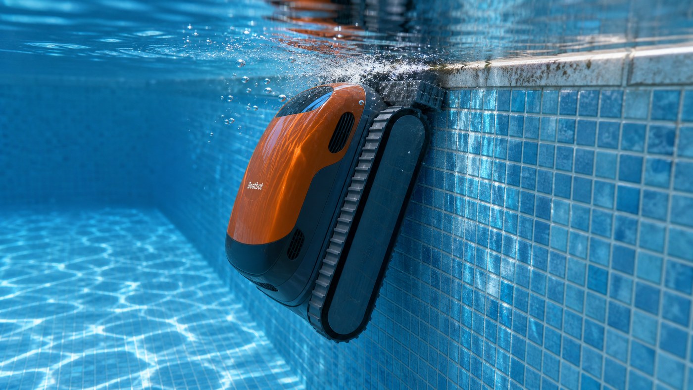 Beatbot Sora 30 opiniões — a limpar a linha de água da piscina